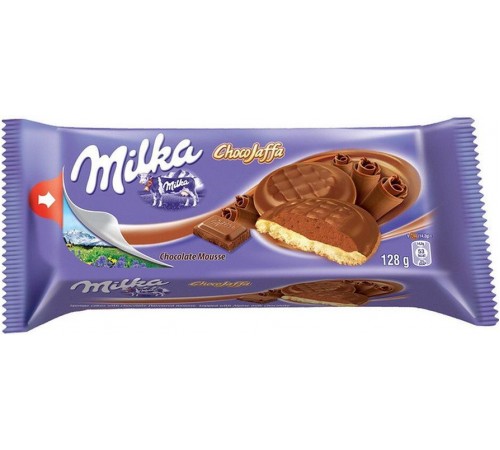 Печенье Milka Choco Jaffa Mousse (128 гр)