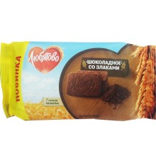 Печенье Любятово Шоколадное со злаками (114 гр)
