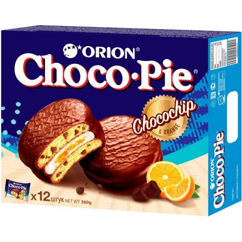 Пирожное Orion Choco-Pie Апельсин (360 гр)