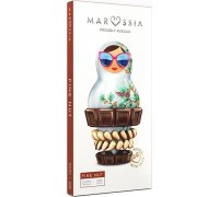 Шоколад тёмный Marssia с кедровым орехом 54% какао (100 гр)