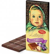 Шоколад Алёнка Фундук и изюм (100 гр)