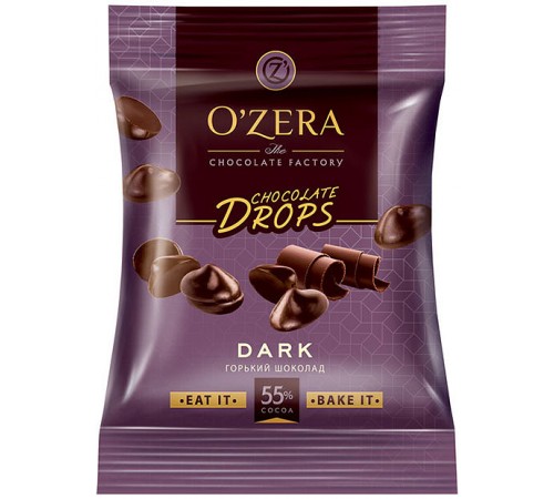 Шоколадные дропсы O'Zera Dark (70 гр)