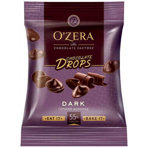 Шоколадные дропсы O'Zera Dark (70 гр)