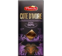 Шоколад горький Кот-д-Ивуар 60% какао (100 гр)