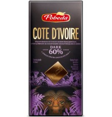 Шоколад горький Кот-д-Ивуар 60% какао (100 гр)