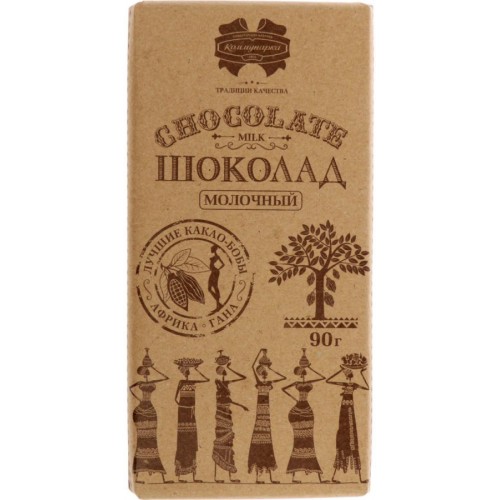Шоколад молочный Коммунарка Крафт (90 гр)