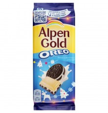 Шоколад Alpen Gold Oreo Белый и молочный (95 гр)