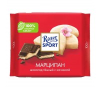 Шоколад темный Ritter Sport Марципан (100 гр)
