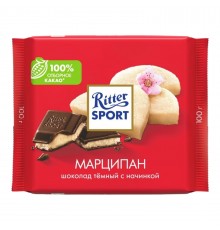 Шоколад темный Ritter Sport Марципан (100 гр)