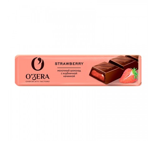 Шоколадный батончик O'Zera Strawberry (50 гр)