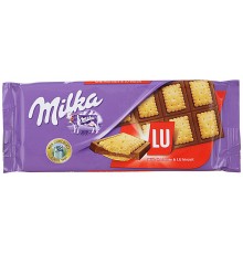 Шоколад Milka Молочный с печеньем LU (87 гр)