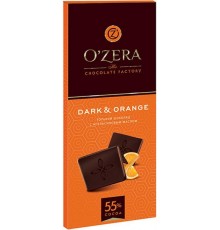 Шоколад горький O'Zera Dark & Orange 55% (90 гр)