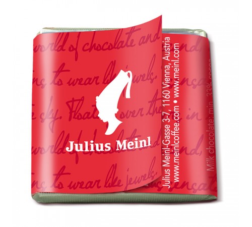 Шоколад Julius Meinl Молочный порционный (4 гр)