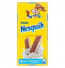 Шоколад молочный Nesquik с молочной начинкой (100 гр)
