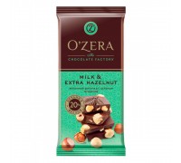 Шоколад молочный O'Zera Milk & Extra hazelnut 27.4% (90 гр)