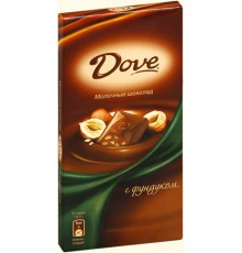 Шоколад Dove Молочный с фундуком (100 гр)