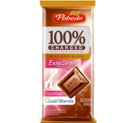 Шоколад молочный Победа вкуса Charged Easy steps (100 гр)