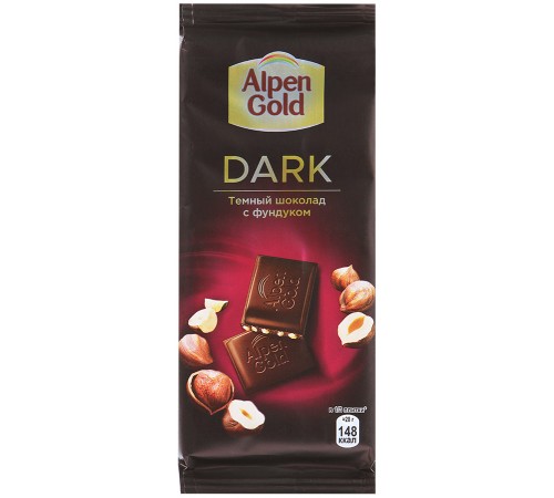 Шоколад Alpen Gold Dark Темный с фундуком (85 гр)