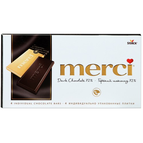 Шоколад Merci Горький 72% (100 гр)