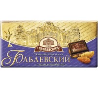 Шоколад темный Бабаевский с целым миндалем (90 гр)
