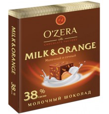 Шоколад молочный O'Zera Milk & Orange (90 гр)