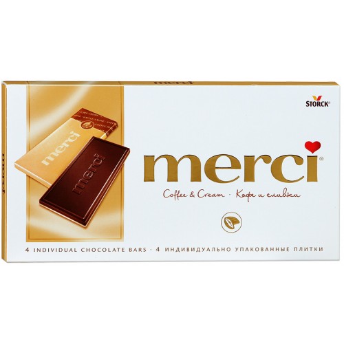Шоколад Merci Кофе и сливки (100 гр)