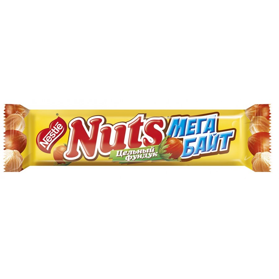 Батончик Nuts 66г мегабайт