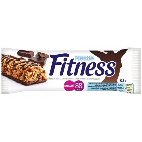 Батончик Nestle Fitness с цельными злаками и шоколадом (23.5 гр)