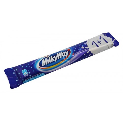 Шоколадный батончик Milky Way 1+1 (52 гр)