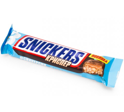 Шоколадный батончик Snickers Crisper (60 гр)