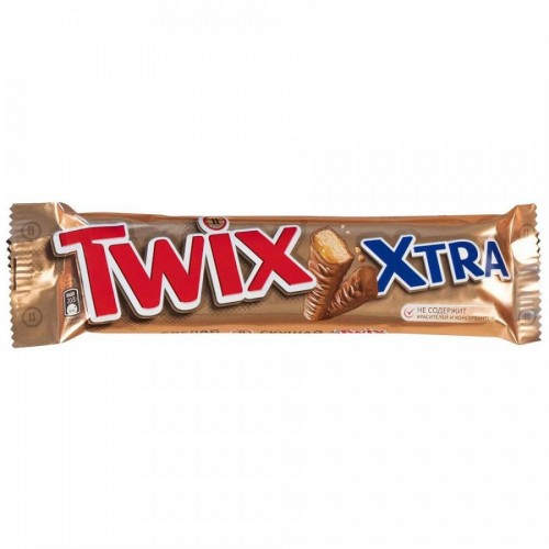 Шоколадный батончик Twix Xtra (82 гр) купить с доставкой по Владикавказу и  России | Alania-Market