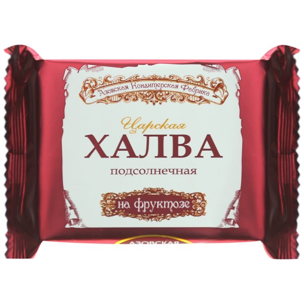 Халва подсолнечная Царская на фруктозе (180 гр) Халва подсолнечная Царская на фруктозе (180 гр)