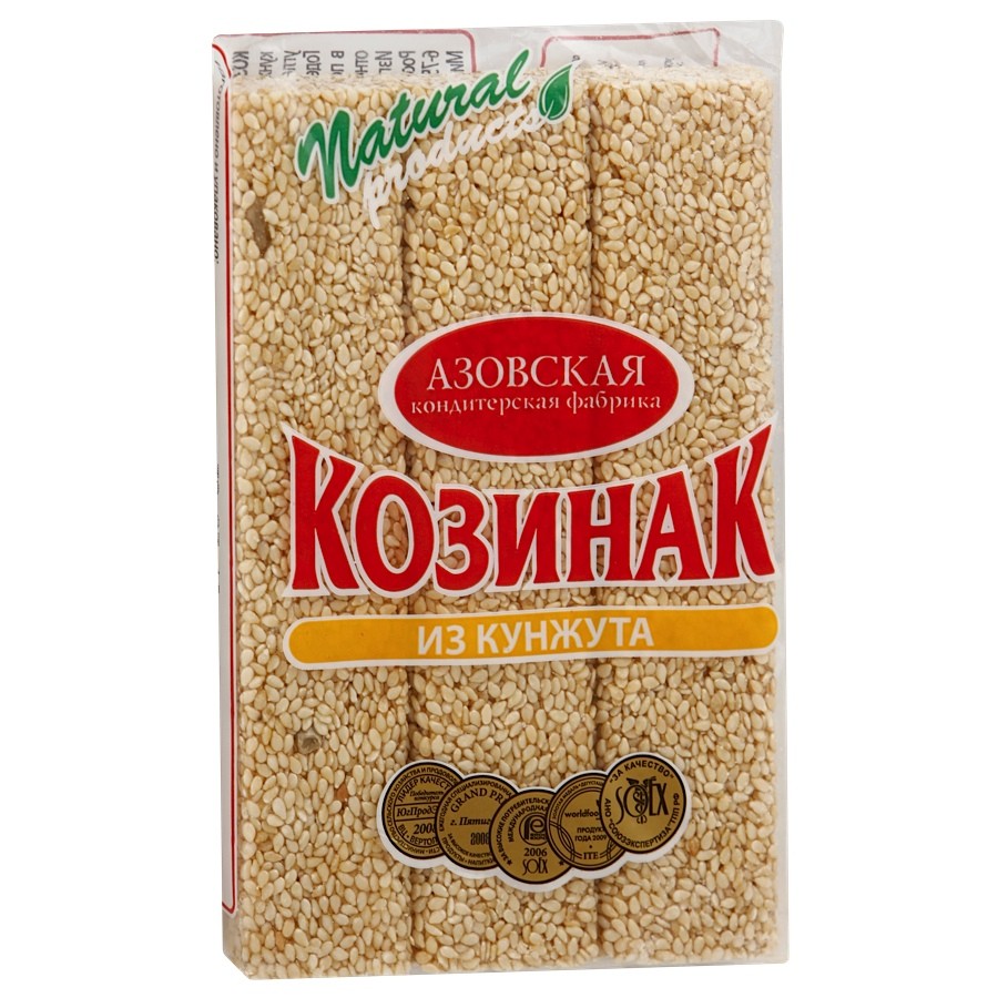 Козинак Азовская КФ из кунжута (150 гр) купить с доставкой по Владикавказу  и России | Alania-Market