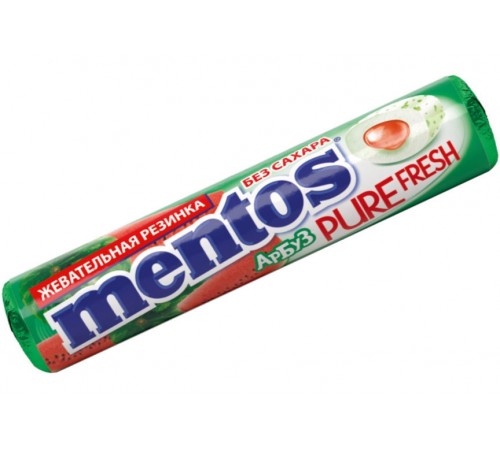 Жевательная резинка Mentos Pure Fresh Арбуз (15.5 гр)