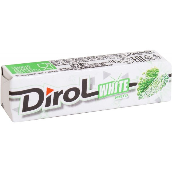 Жевательная резинка Dirol White Мята (13.6 гр) Жевательная резинка Dirol White Мята (13.6 гр)