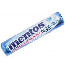 Жевательная резинка Mentos Pure Fresh Свежая мята (16 гр)