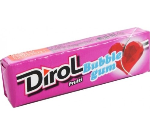 Жевательная резинка Dirol Bubble gum Frutti (13.6 гр)