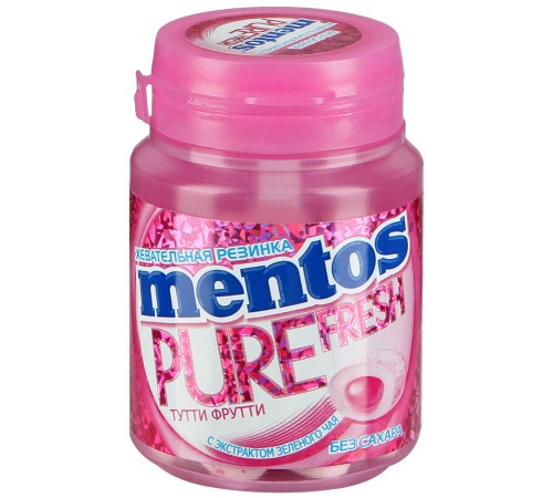 Жевательная резинка Mentos Pure Fresh Tutti-Frutti (54 гр)