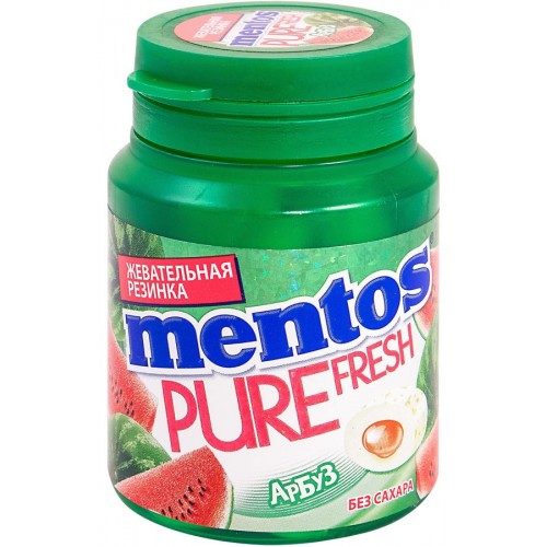 Жевательная резинка Mentos Pure Fresh Арбуз (54 гр)