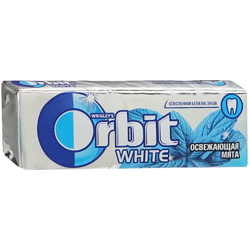 Жевательная резинка Orbit White Освежающая мята (13.6 гр)