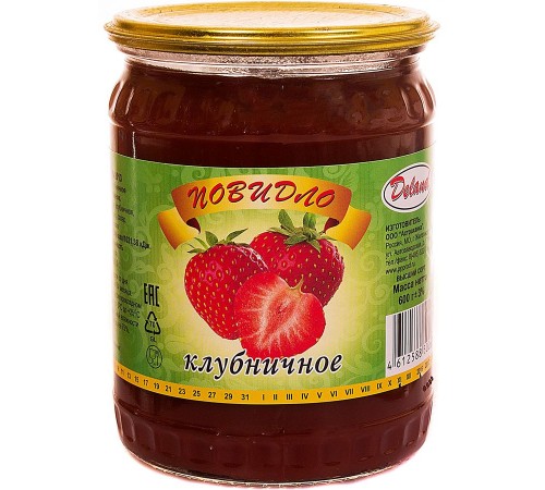 Повидло клубничное Астраханка (550 гр)