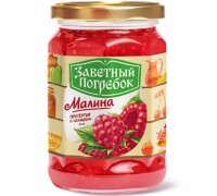 Малина протёртая с сахаром Заветный погребок (550 гр)