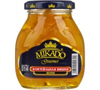 Вишня коктейльная жёлтая в сиропе MIKADO (314 мл)