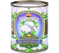 Шампиньоны резаные Золотая Долина (850 мл)