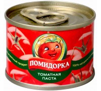Томатная паста Помидорка 25-28% (70 гр) ж/б