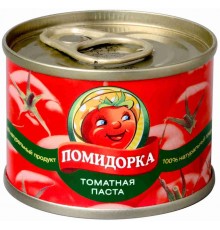 Томатная паста Помидорка 25-28% (70 гр) ж/б