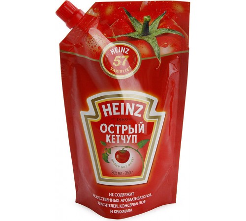 Кетчуп Heinz Острый (350 гр)