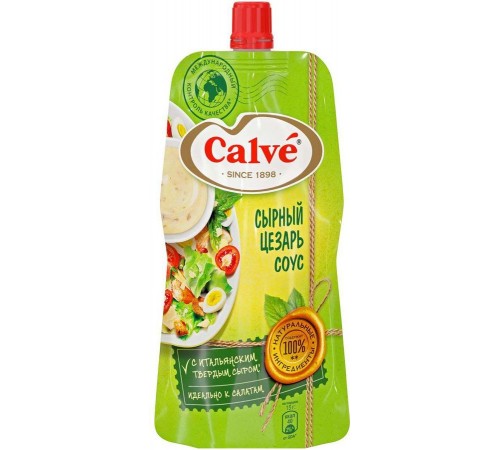 Соус Calve Сырный Цезарь для салатов (230 гр)