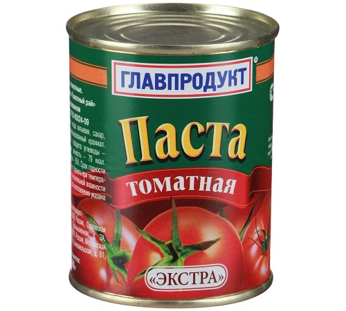 Томатная паста Главпродукт Экстра (380 гр)