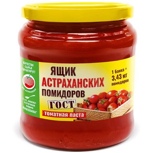 Томатная паста Ящик Астраханских помидоров (490 гр) ст/б